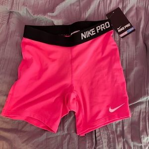 Pink nike pro